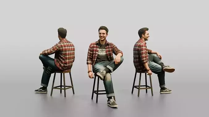 Grunge Skater Man 03