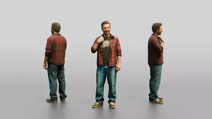 Grunge Skater Man 05