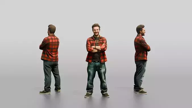 Grunge Skater Man 07