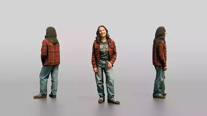 Grunge Skater Woman 08