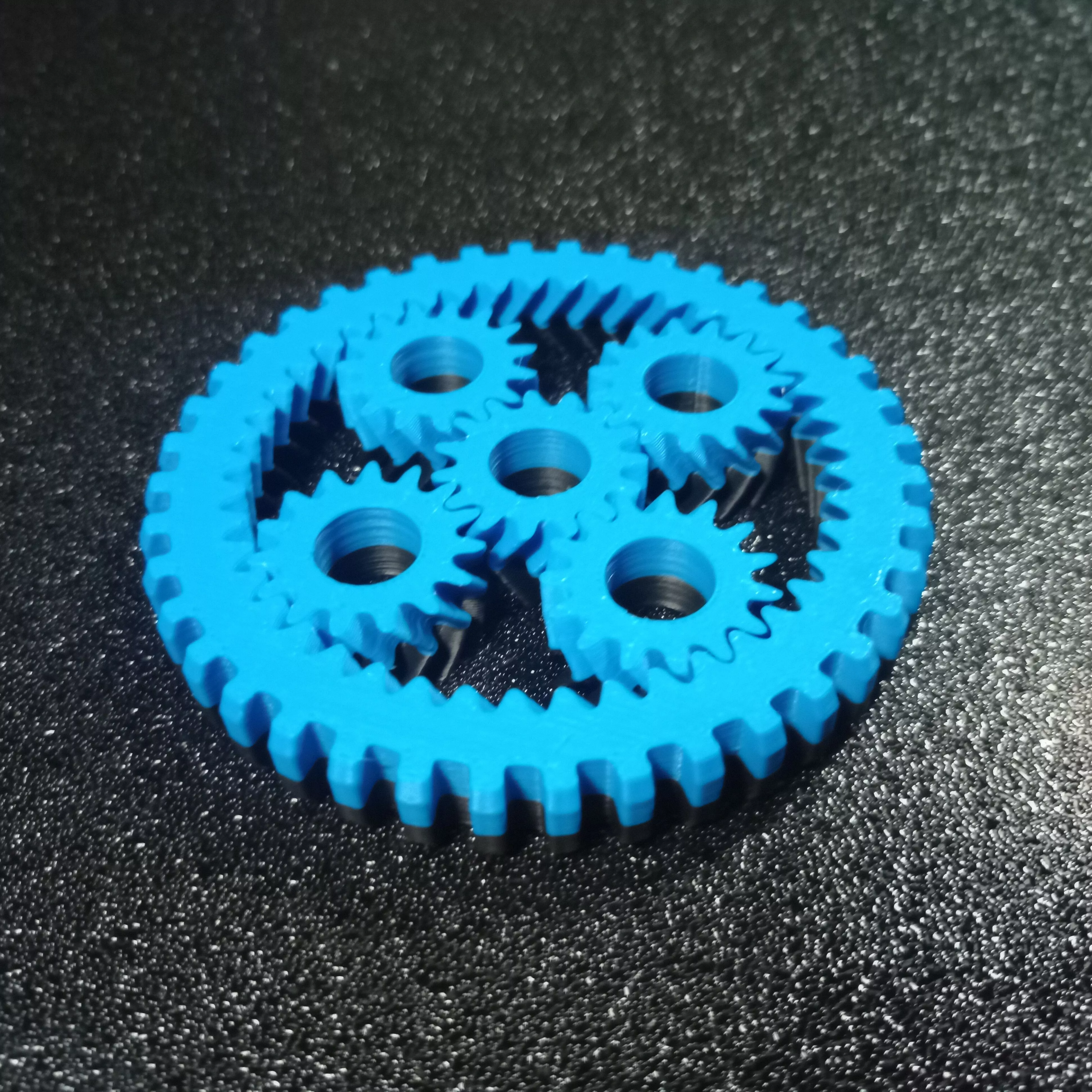 Planetary Gear Fidget Toy 3D print model