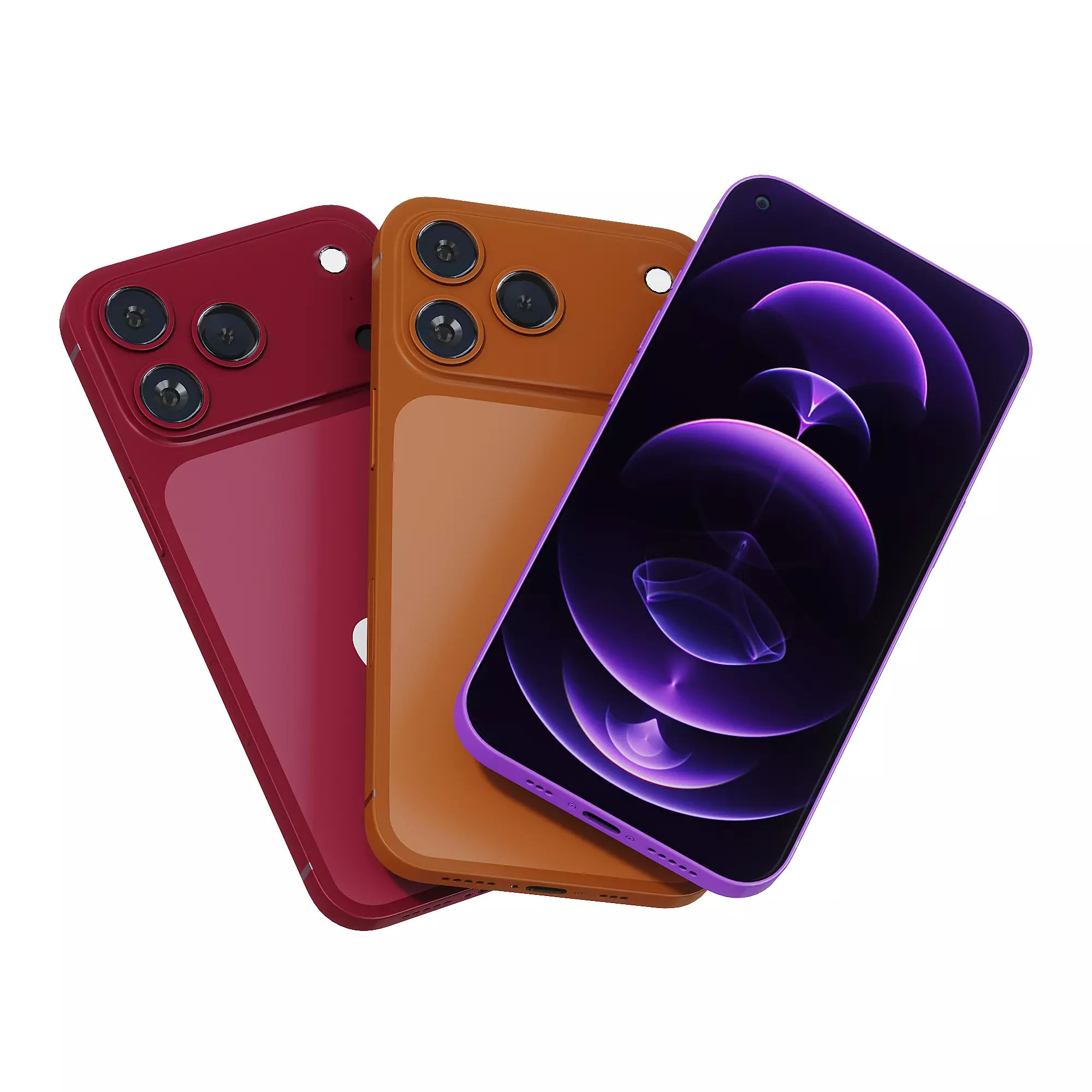 Apple Iphone18 Low-poly 3D model