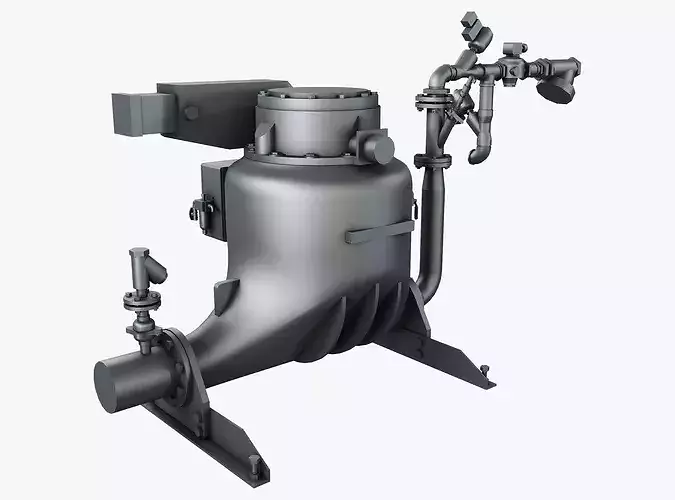 Ash Vessel Pump 12 12 M1 Low Poly