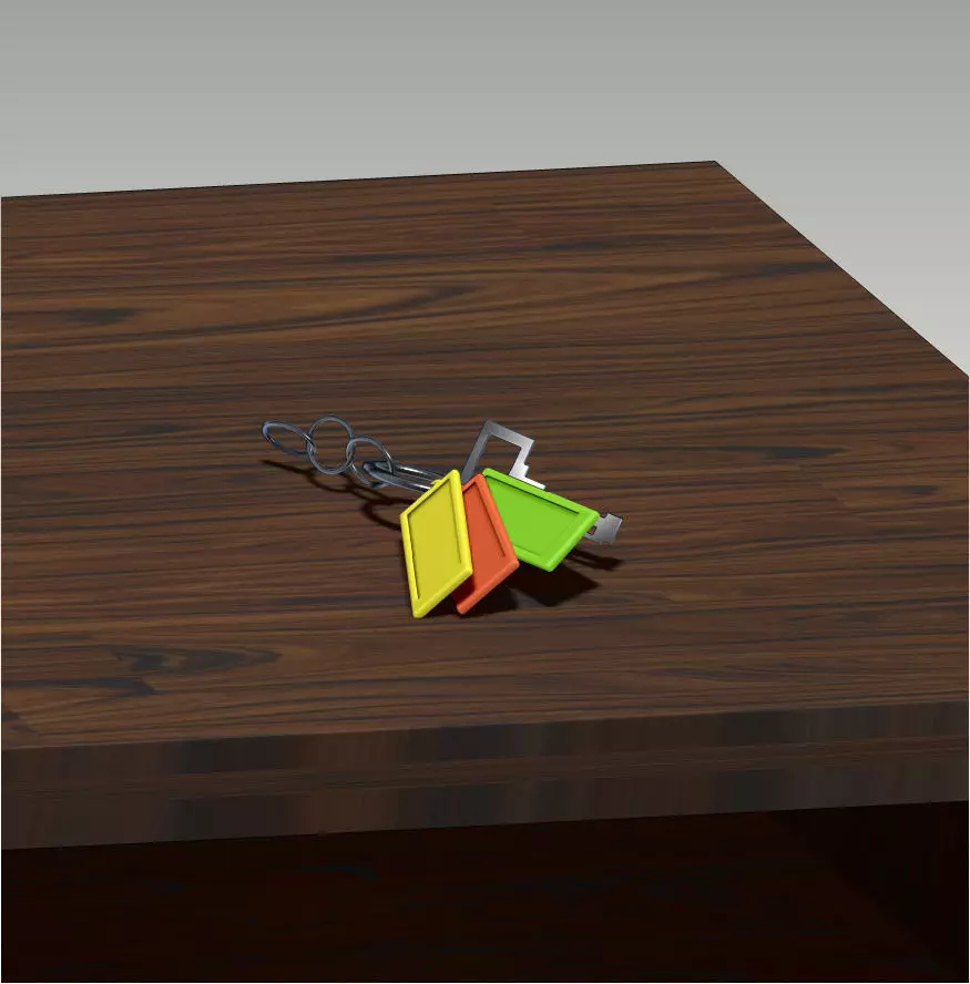 charm label Free 3D print model