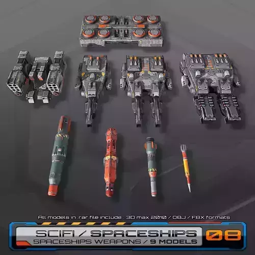 SF Spaceships Weapons