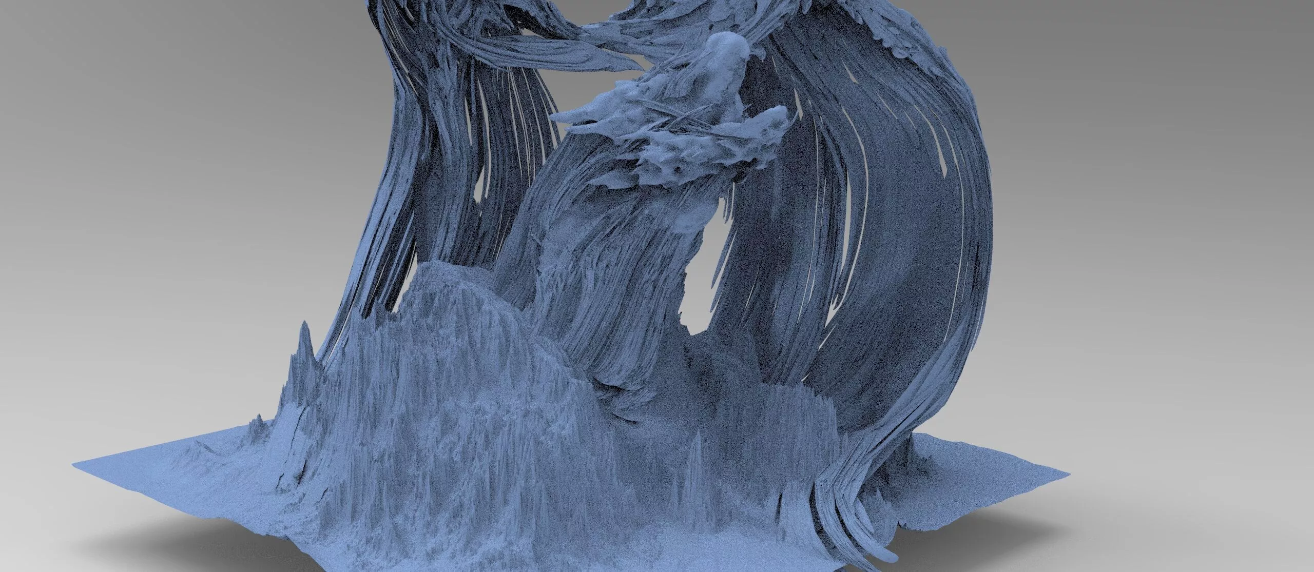 Dragons Call mountain 3D model