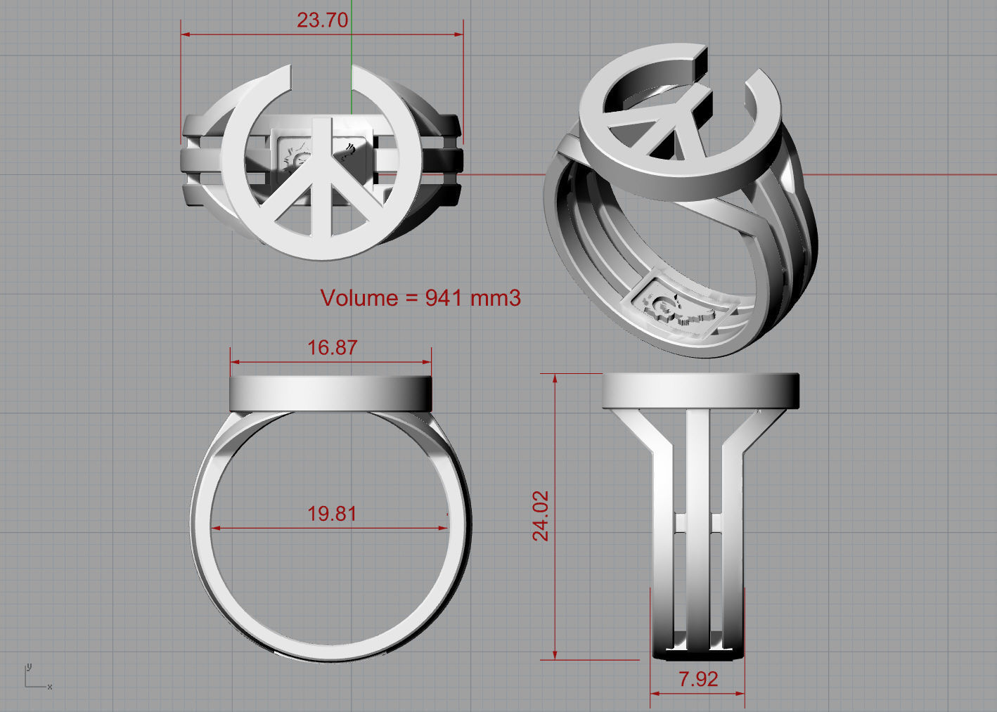 Final war  original ring 3D print model_12