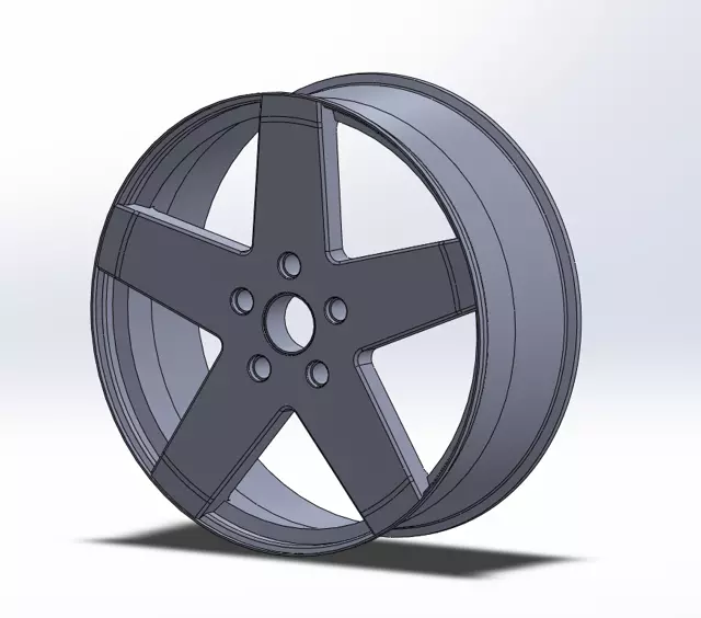Rims 5 Spokes Starform 3D model