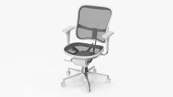 Ergonomic Mesh Office Chair 3D model 6