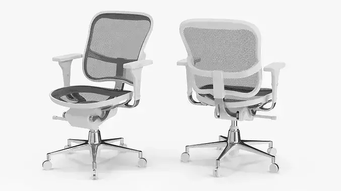 Ergonomic Mesh Office Chair 3D model