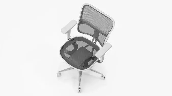Ergonomic Mesh Office Chair 3D model 7