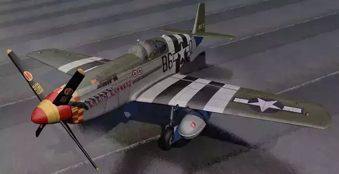North American P-51B Mustang