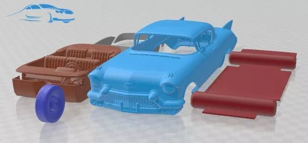 Cadillac Eldorado Biarritz 1957 Printable Car 3D print model