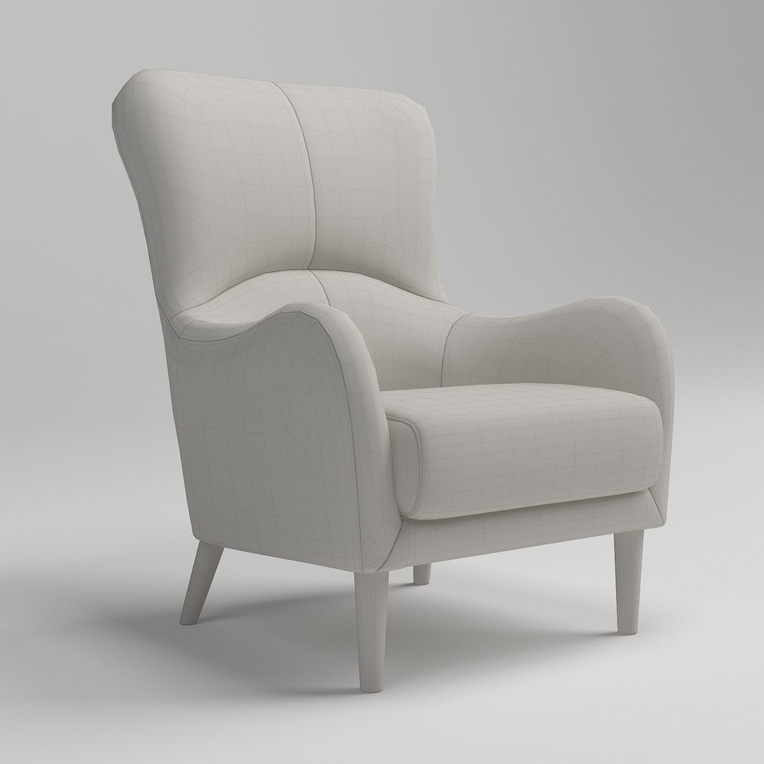 Chairs collection 02 3D model_3