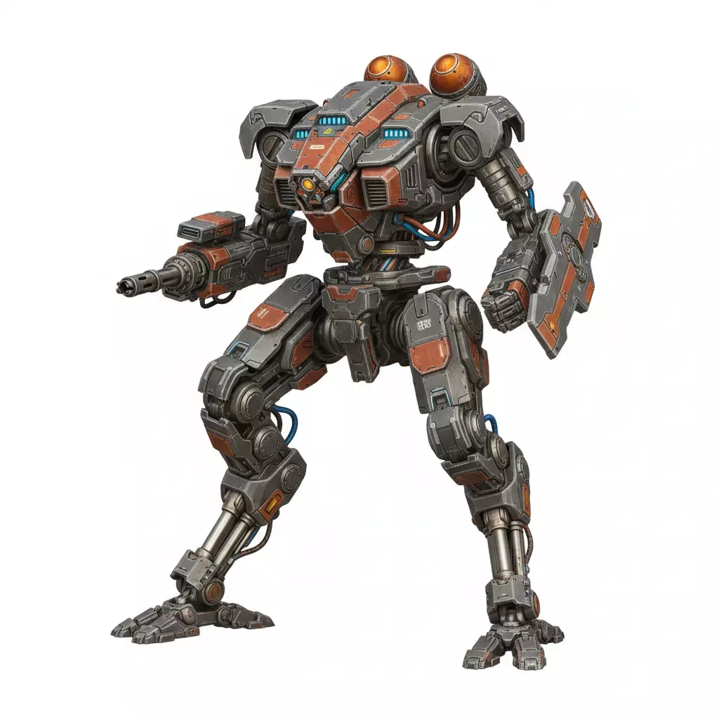 Robot Mechanical Android Armor Sci Fi Figure 3D model