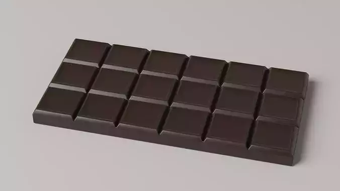 Chocolate Props Pack Low-poly 3D model 5