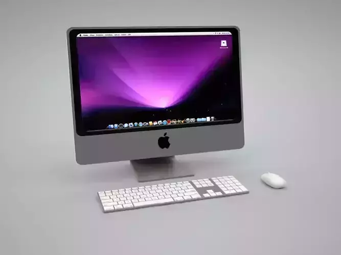 3D Model Apple MAC Low-poly 3D model