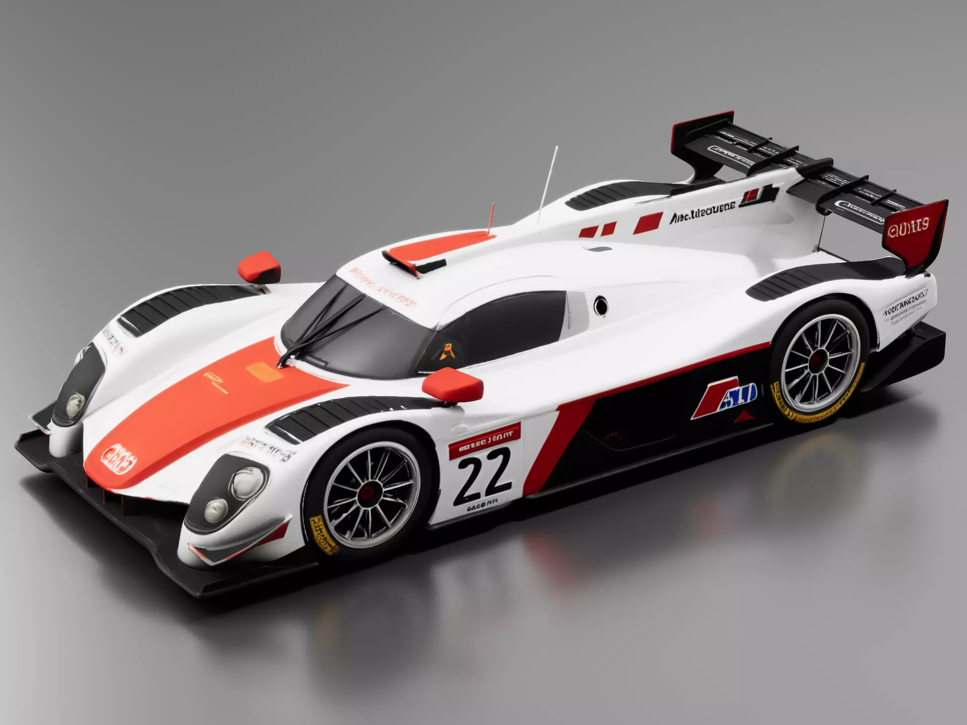 Audi R8 LMP 2000 3D print model