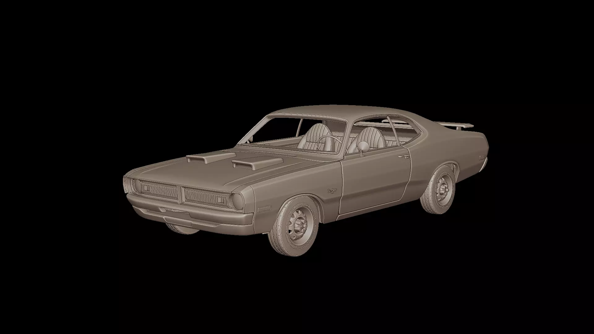 DODGE DEMON 1971 3D PRINT MODEL 3D print model
