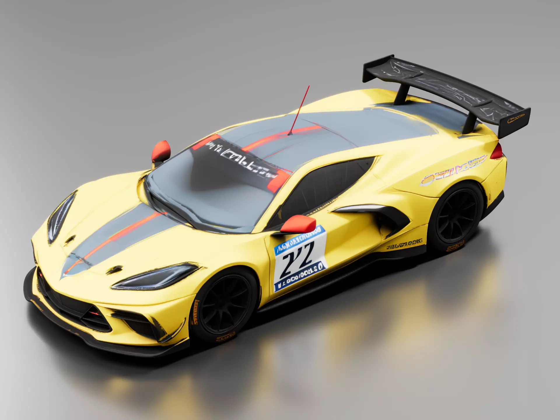 Chevrolet Corvette C8 3D print model