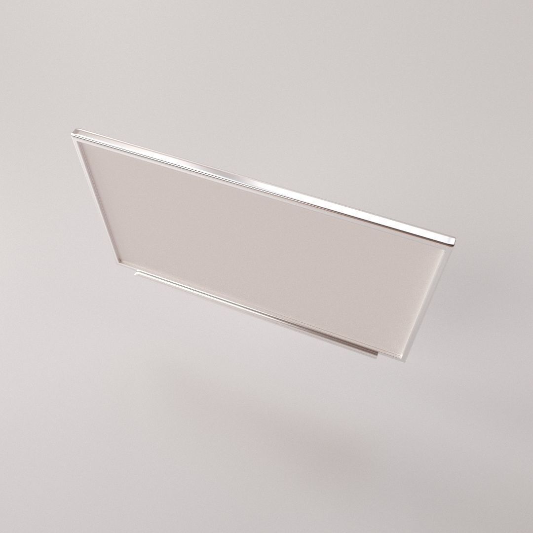 Whiteboard empty frame 3D model_1