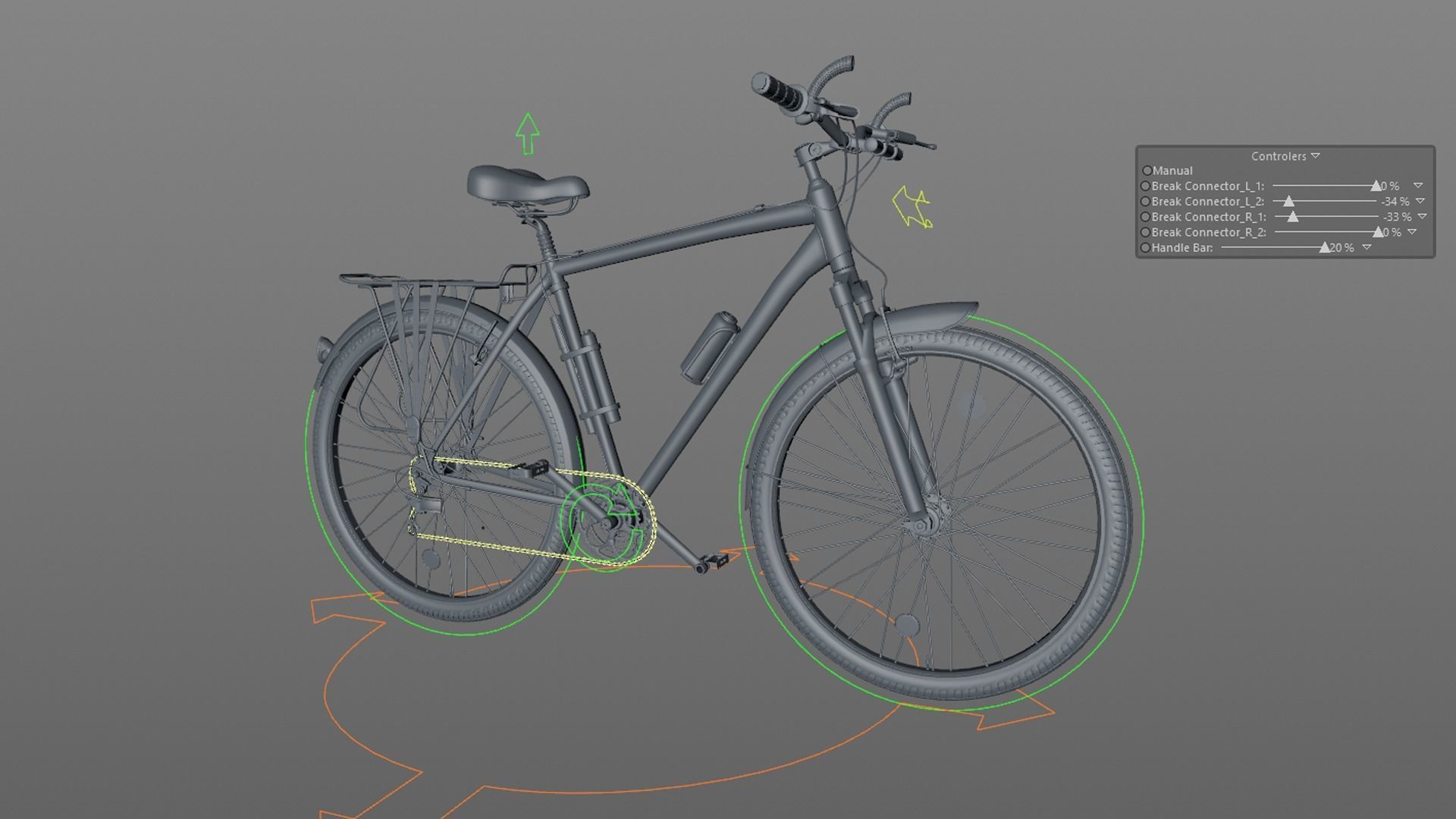 Mountain Bike 3D model 3D model_3