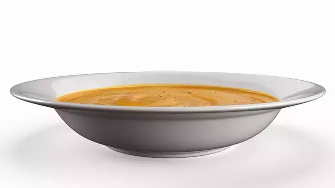 Pumpkin Soup 3D model 5