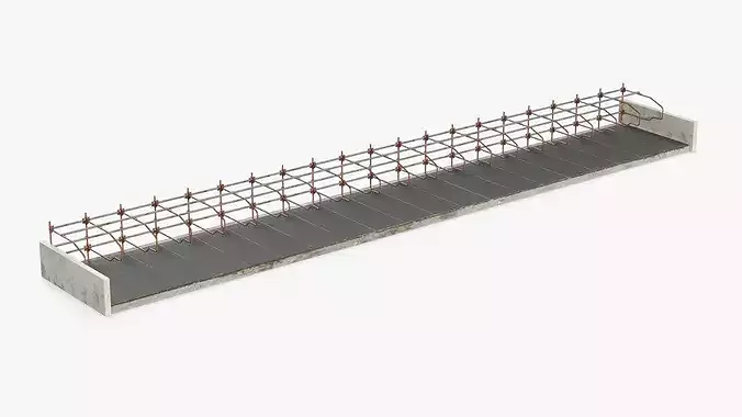 Cow Stalls 3D model 4