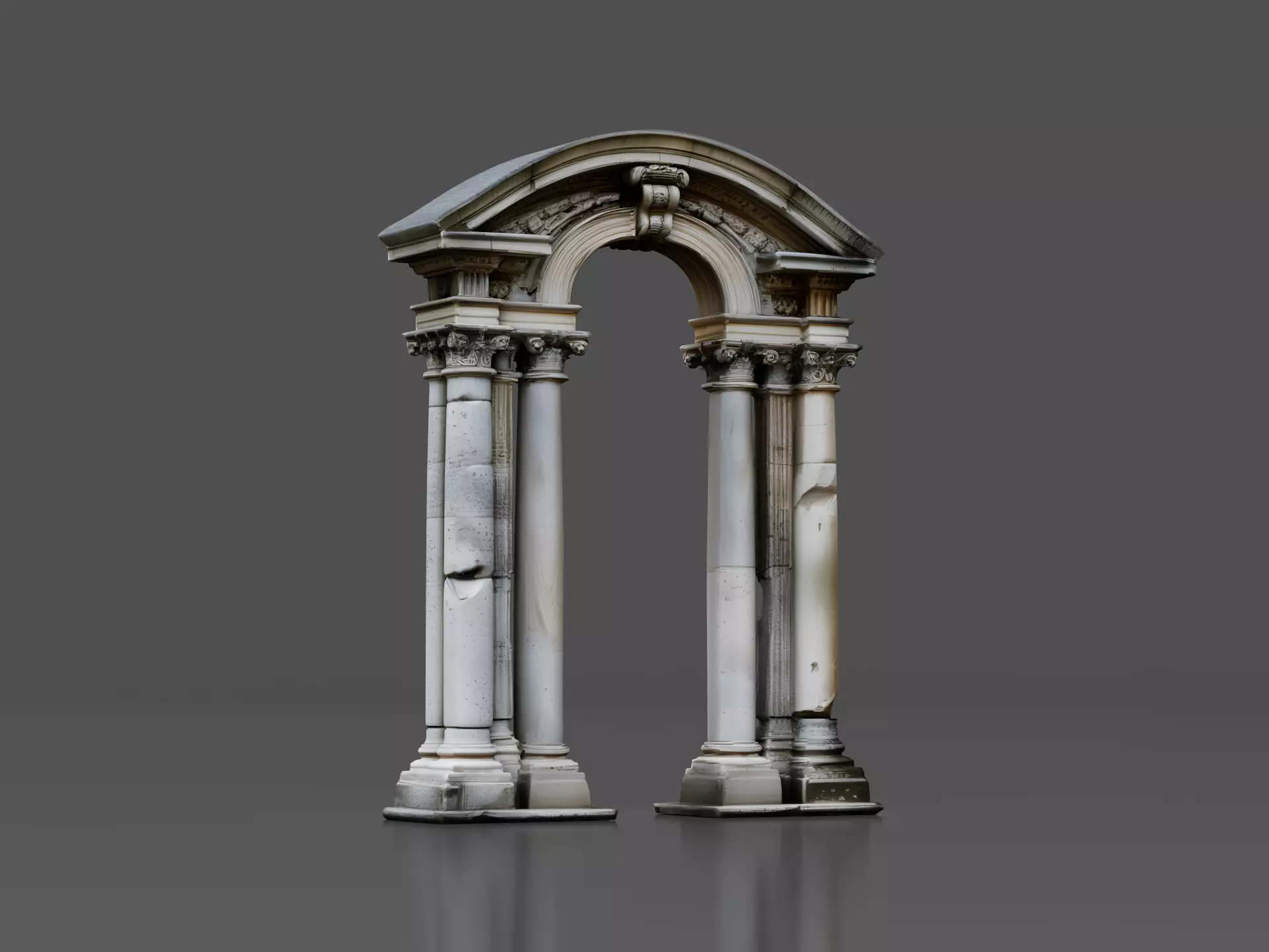 Ancient Greek building 04 3D print model
