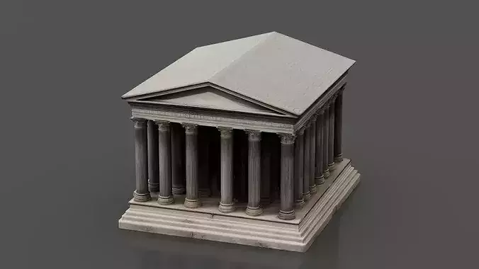 Ancient Greek building 05 3D print model 4