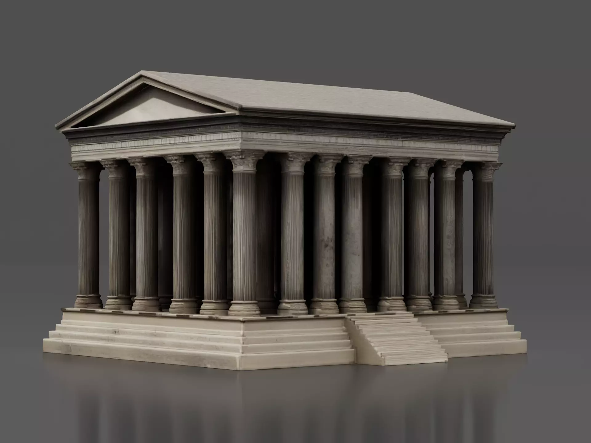 Ancient Greek building 05 3D print model