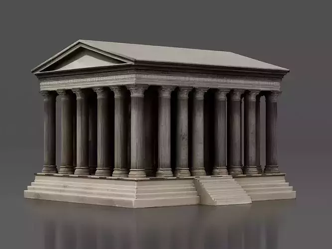 Ancient Greek building 05 3D print model