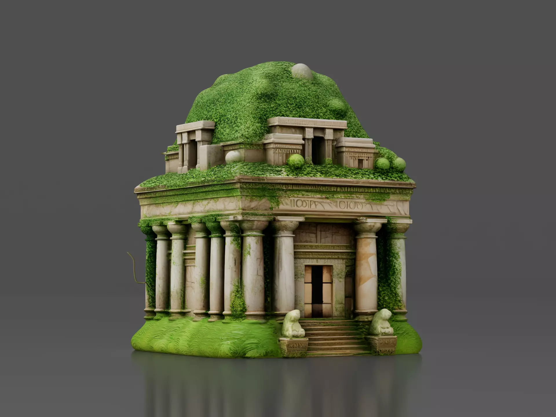 Ancient mystical ruins 1 3D print model