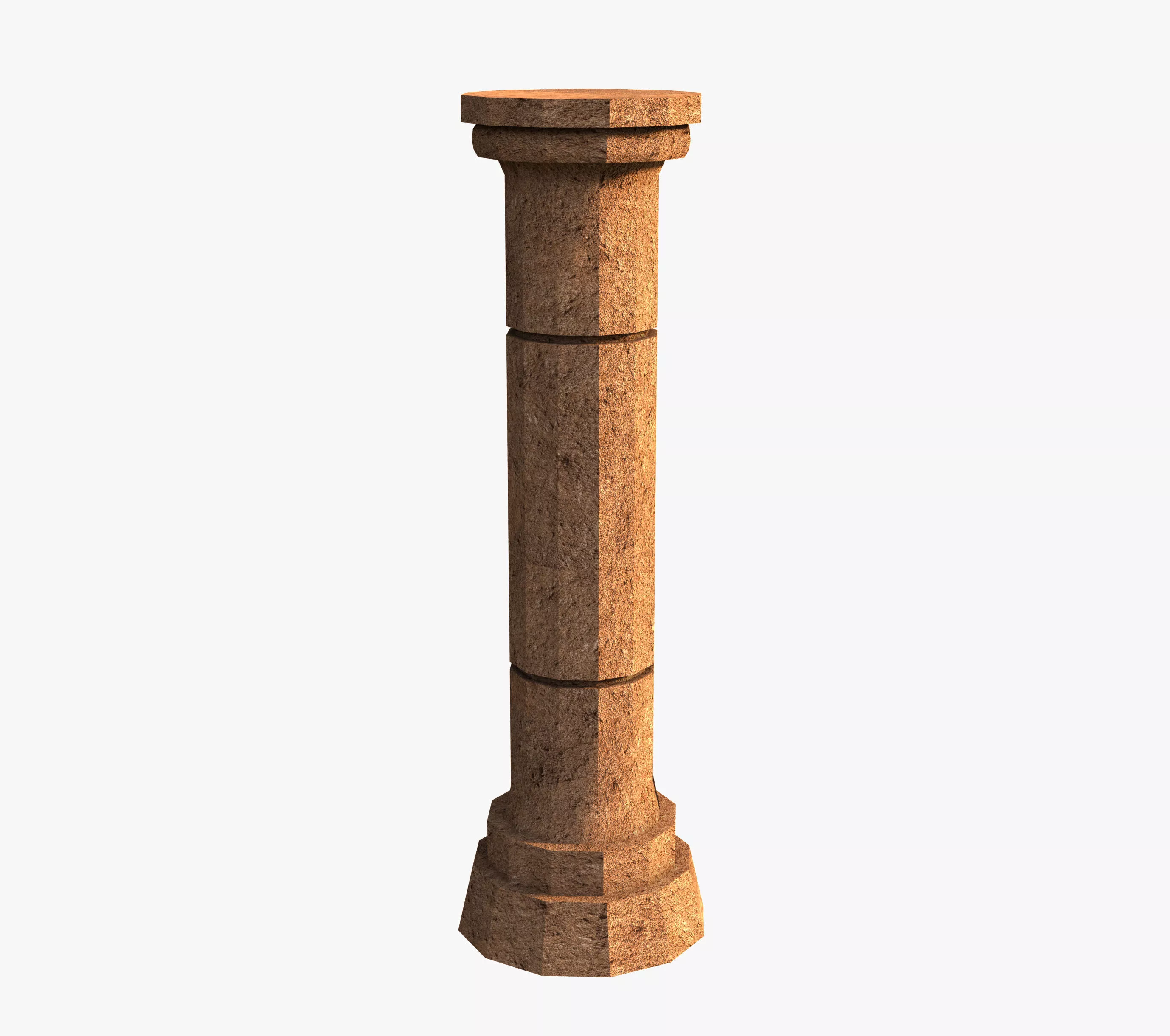 Ancient egyptian pillar Free 3D model