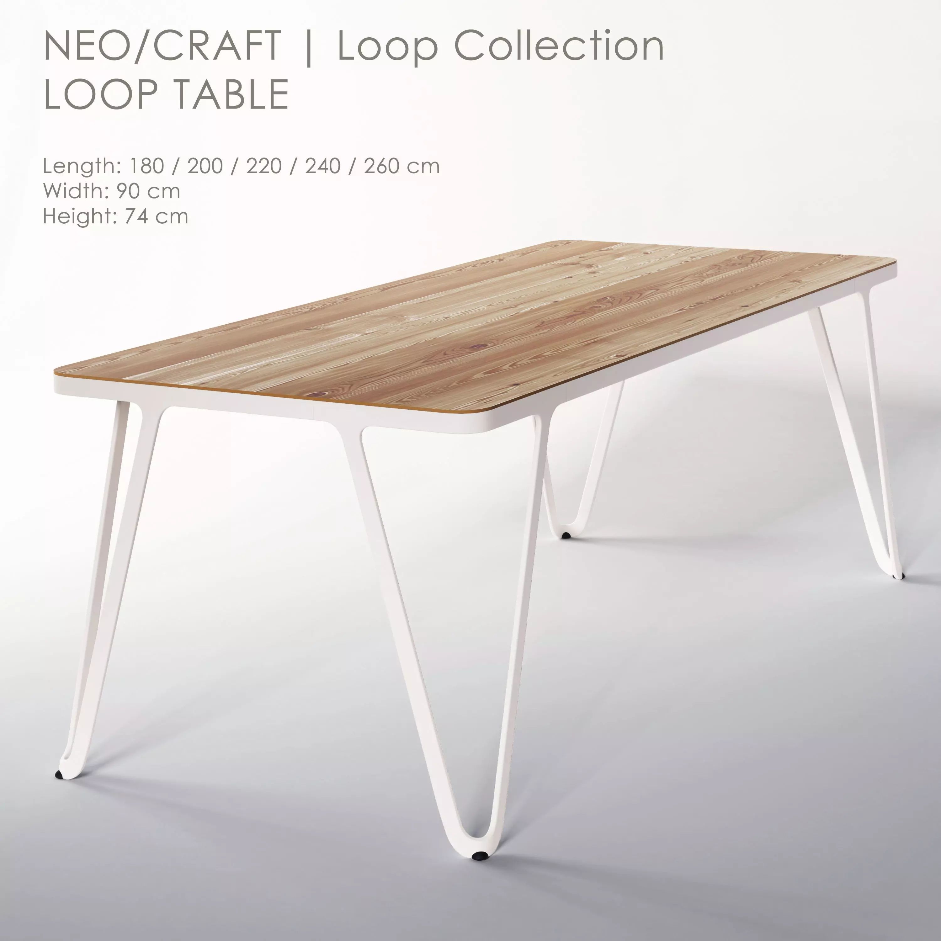 LOOP TABLE Low-poly 3D model_0