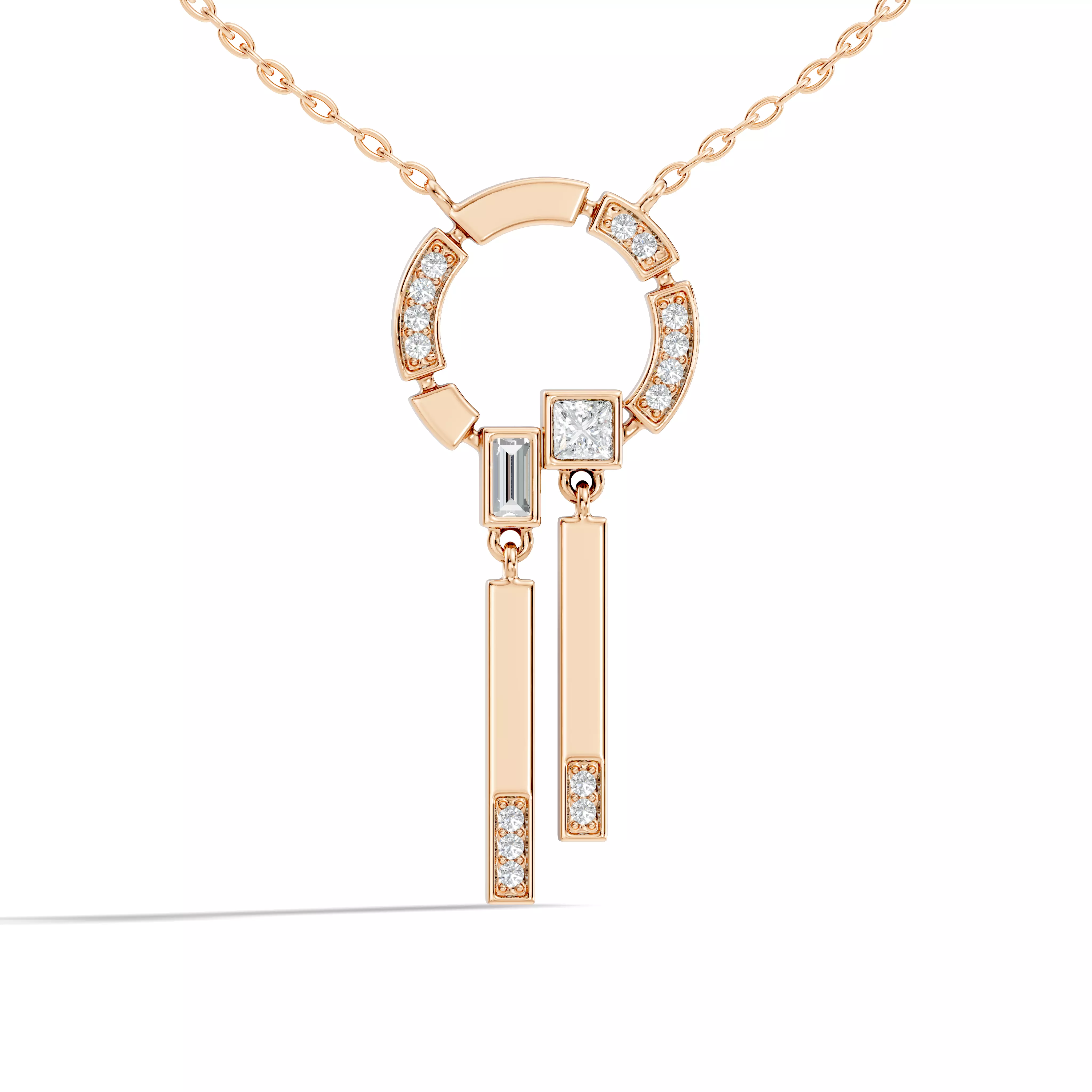 Diamond Necklace 3D print model