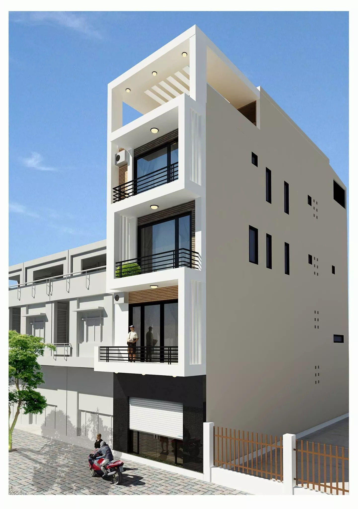 Morden house 3D model