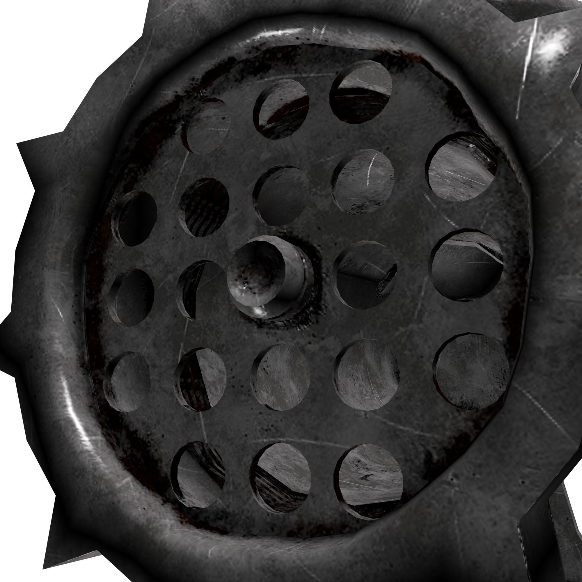 Meat Grinder Free low-poly 3D model_7