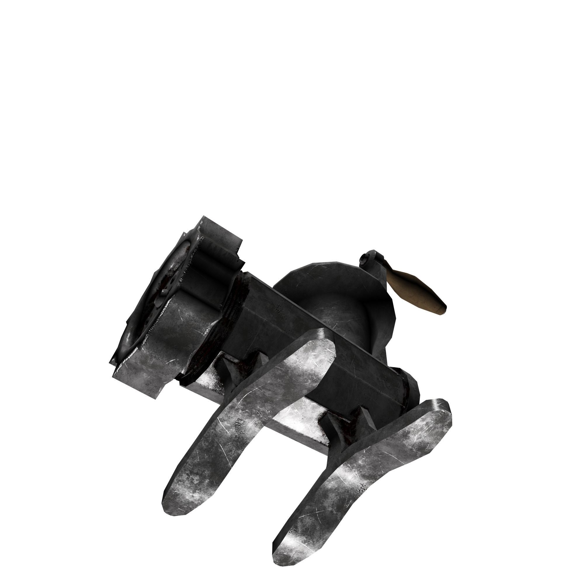 Meat Grinder Free low-poly 3D model_1