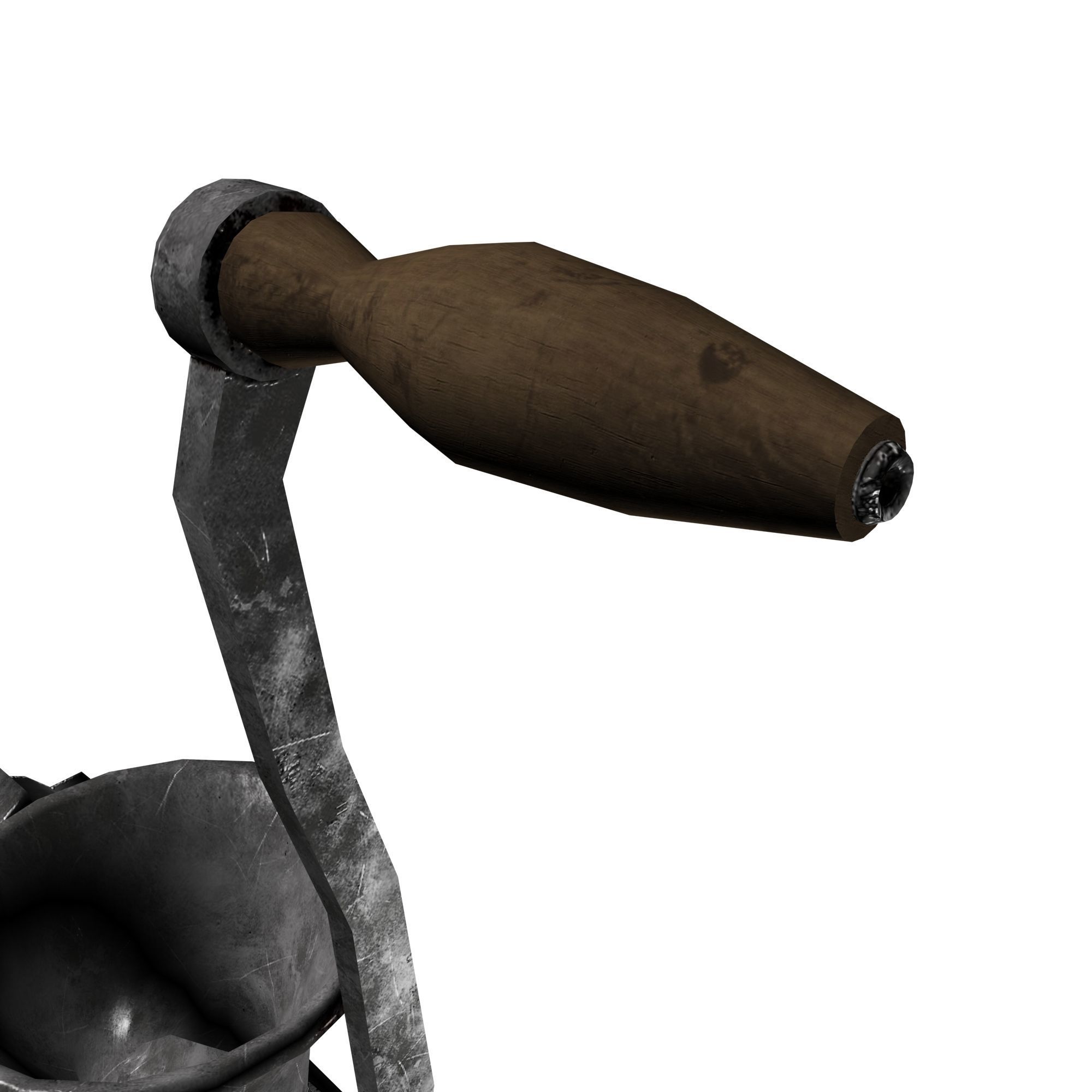 Meat Grinder Free low-poly 3D model_3