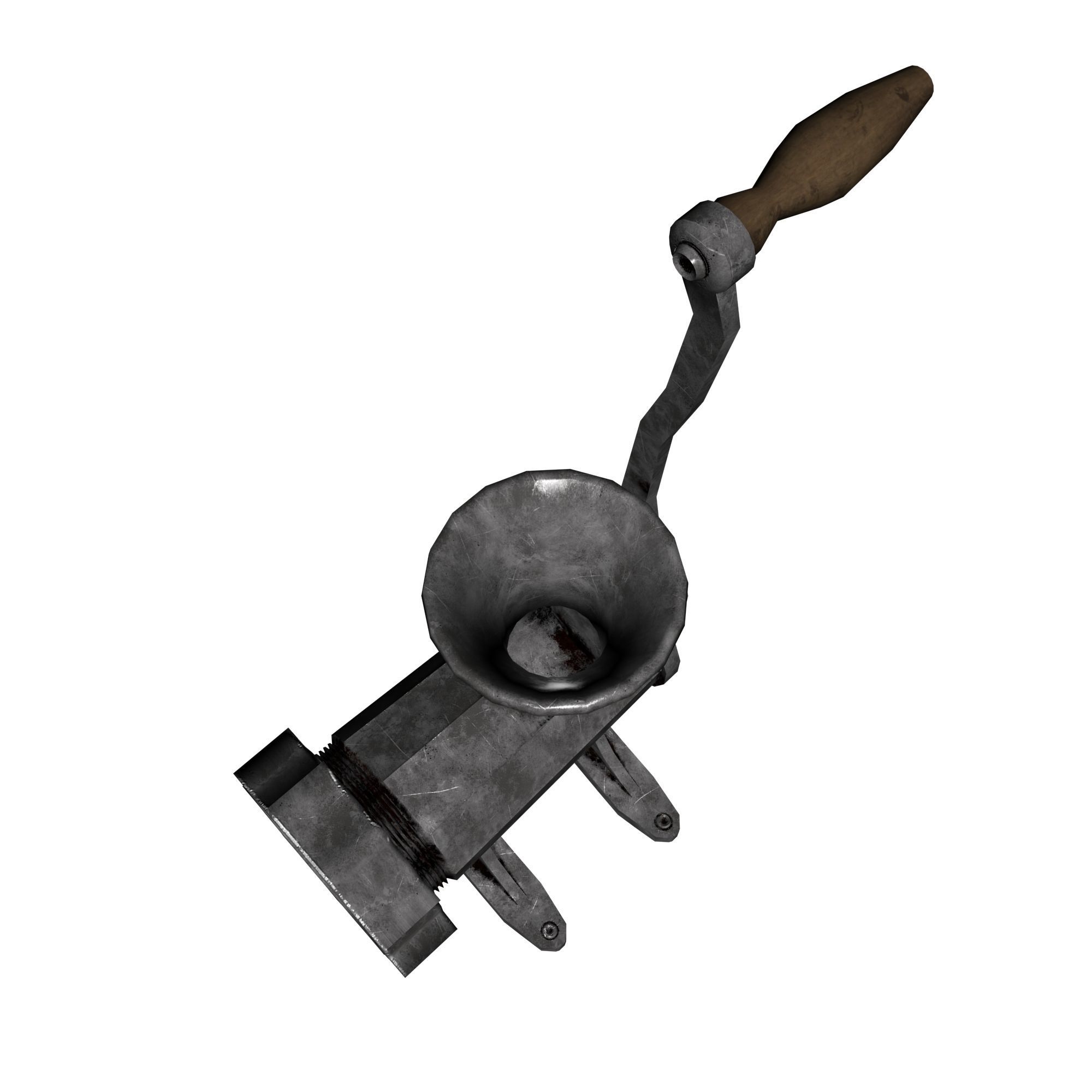 Meat Grinder Free low-poly 3D model_2
