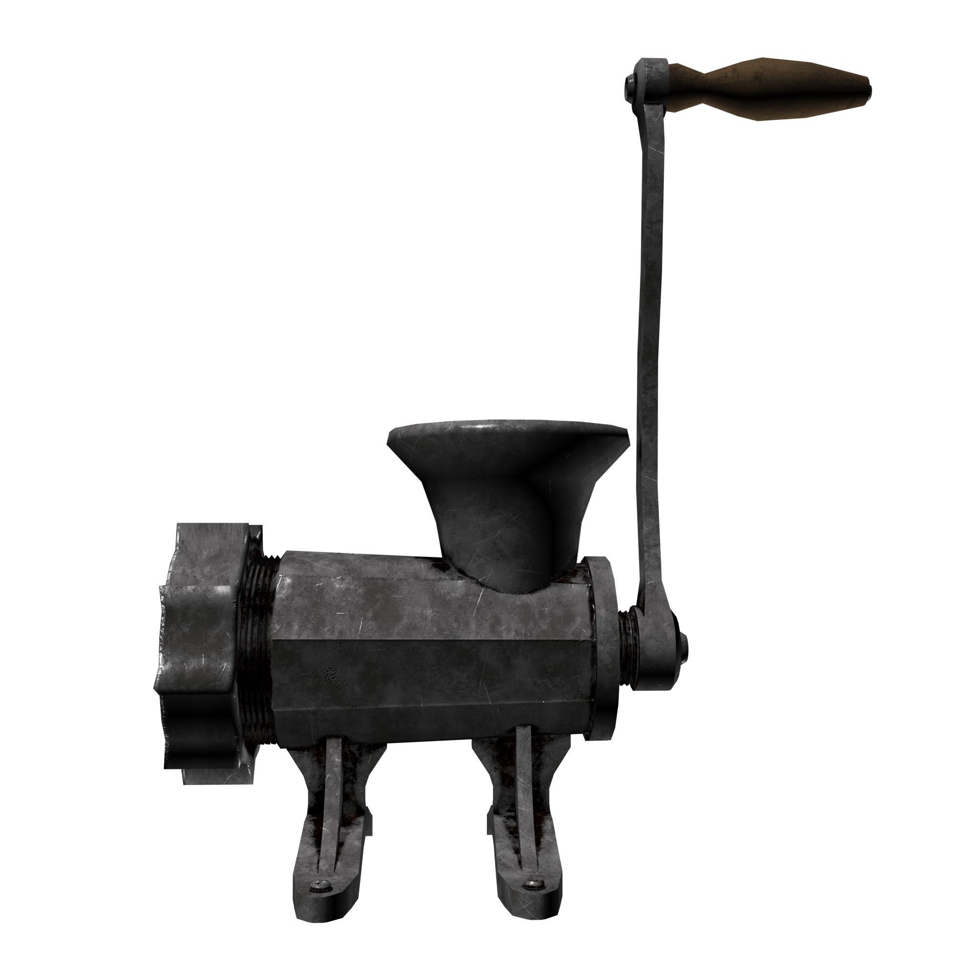 Meat Grinder Free low-poly 3D model_9