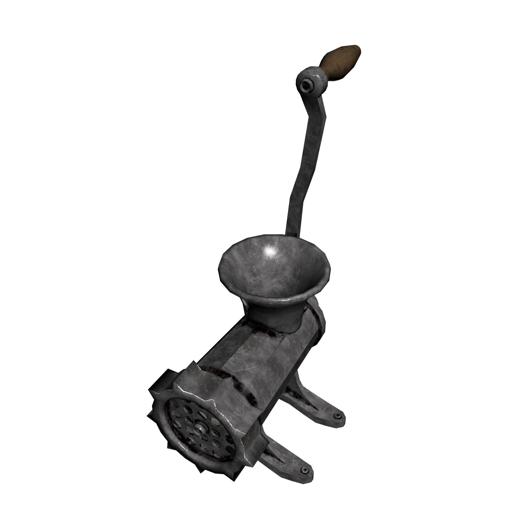 Meat Grinder Free low-poly 3D model_10