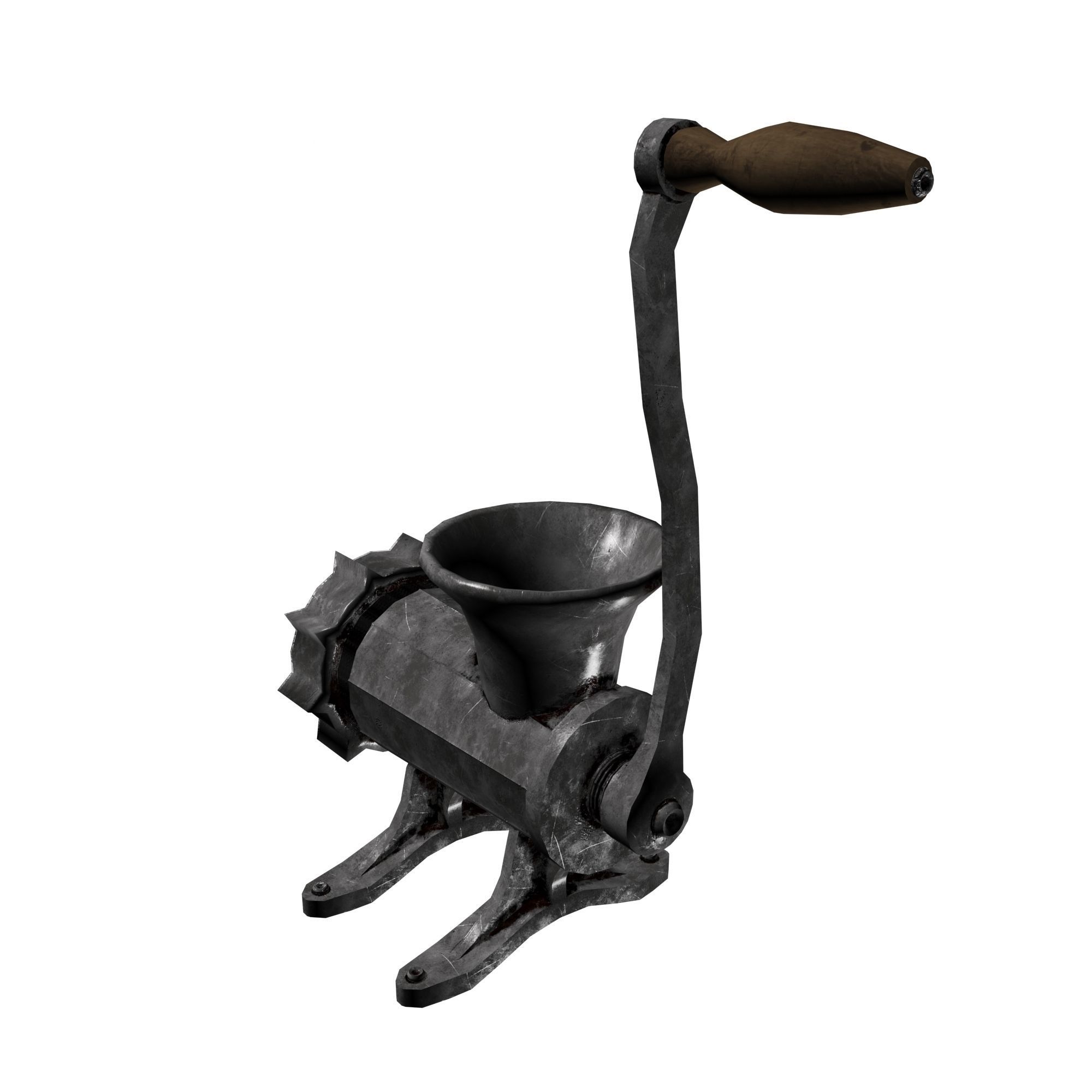 Meat Grinder Free low-poly 3D model_8