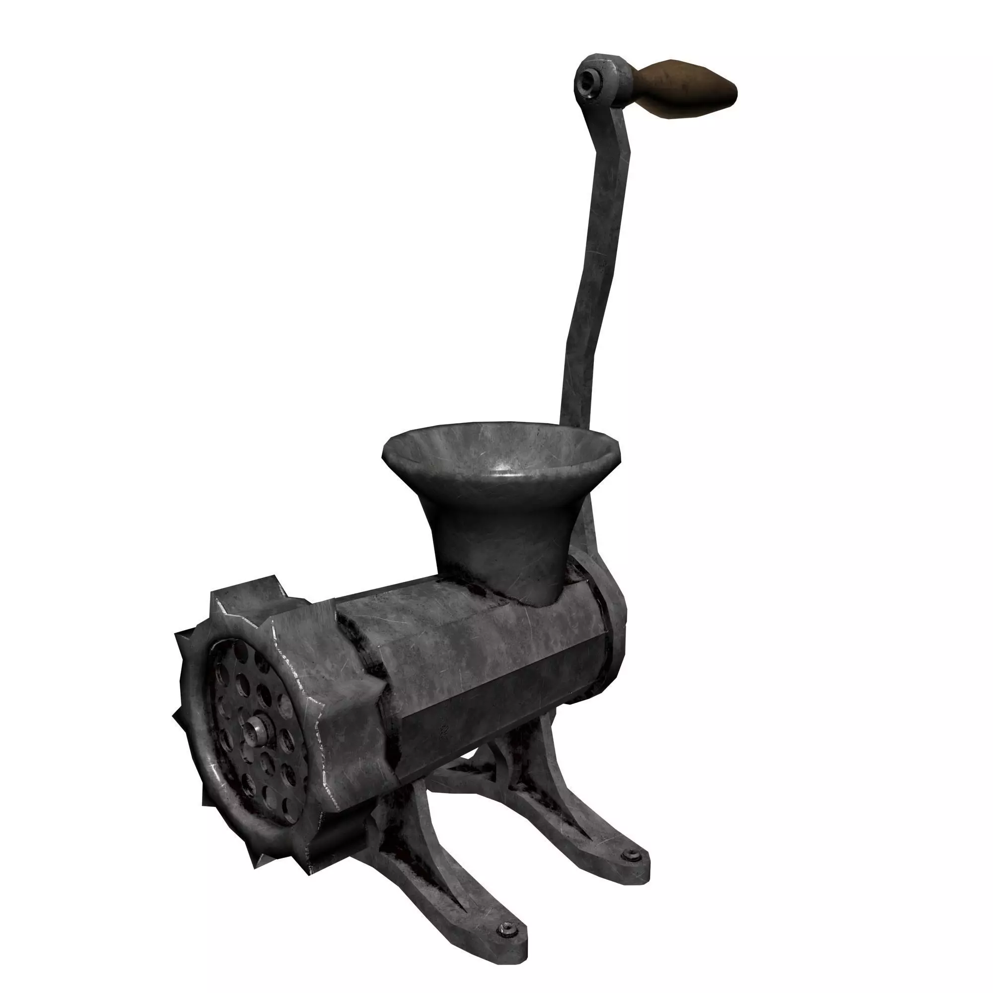 Meat Grinder Free low-poly 3D model_0