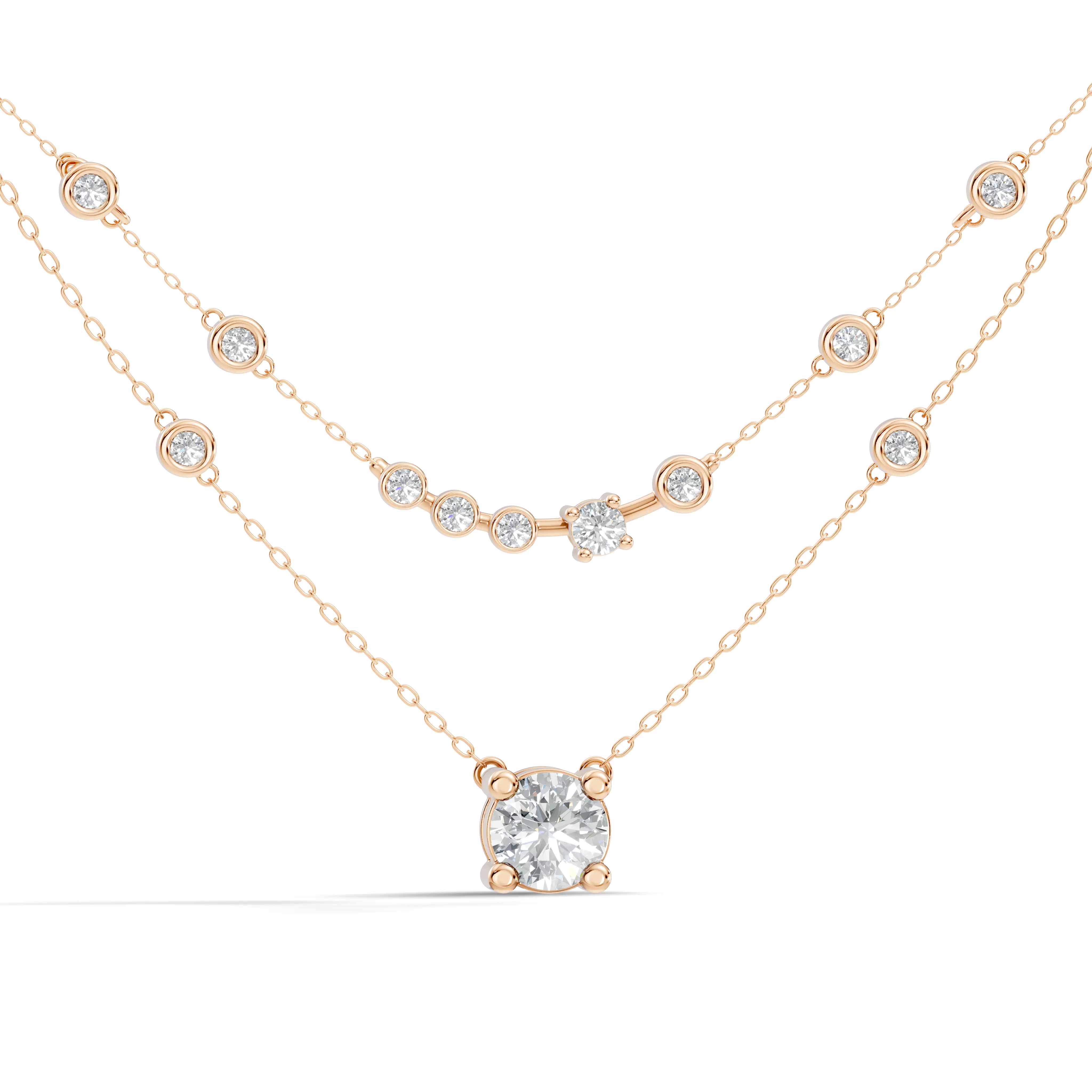 Diamond Necklace 3D print model