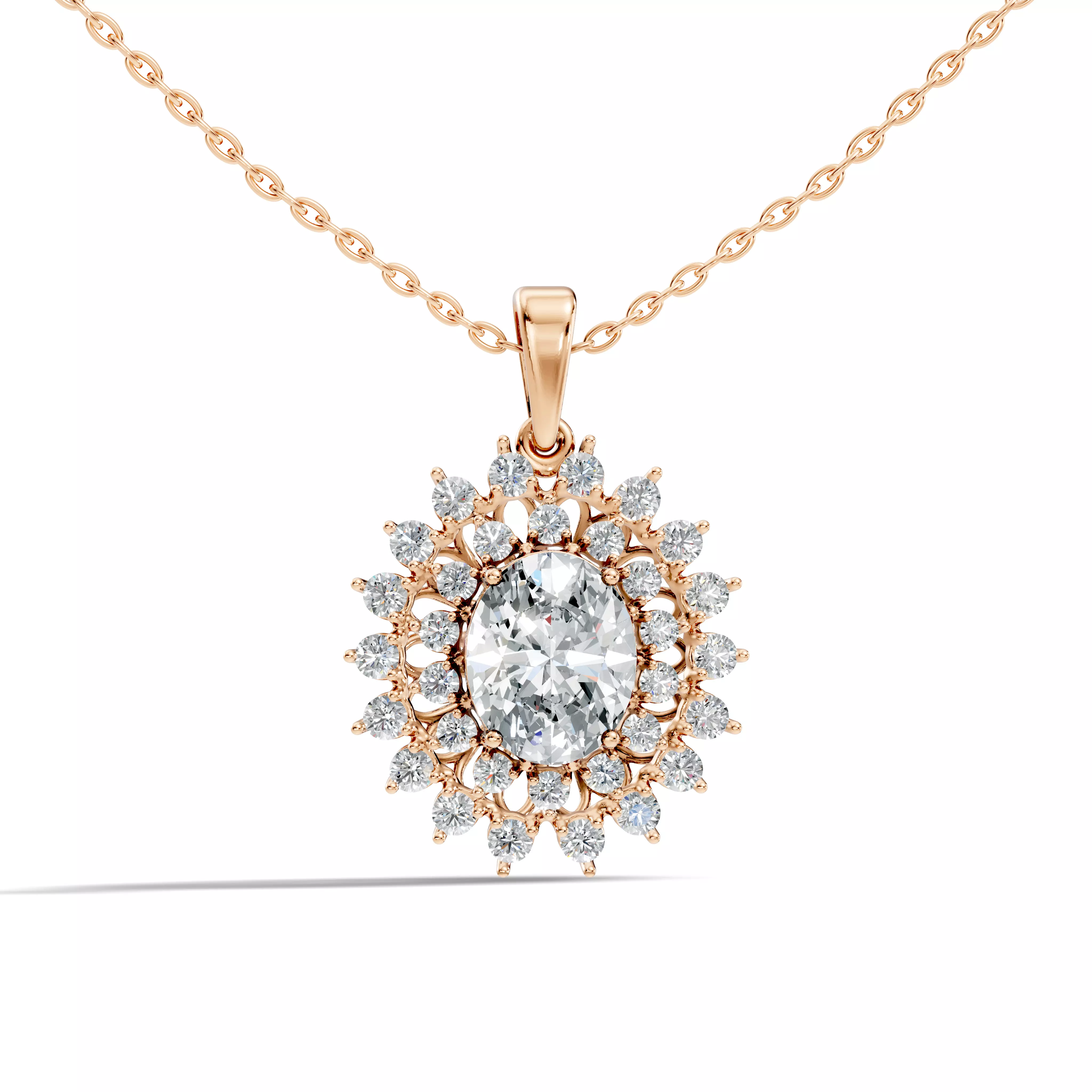 Diamond Necklace 3D print model