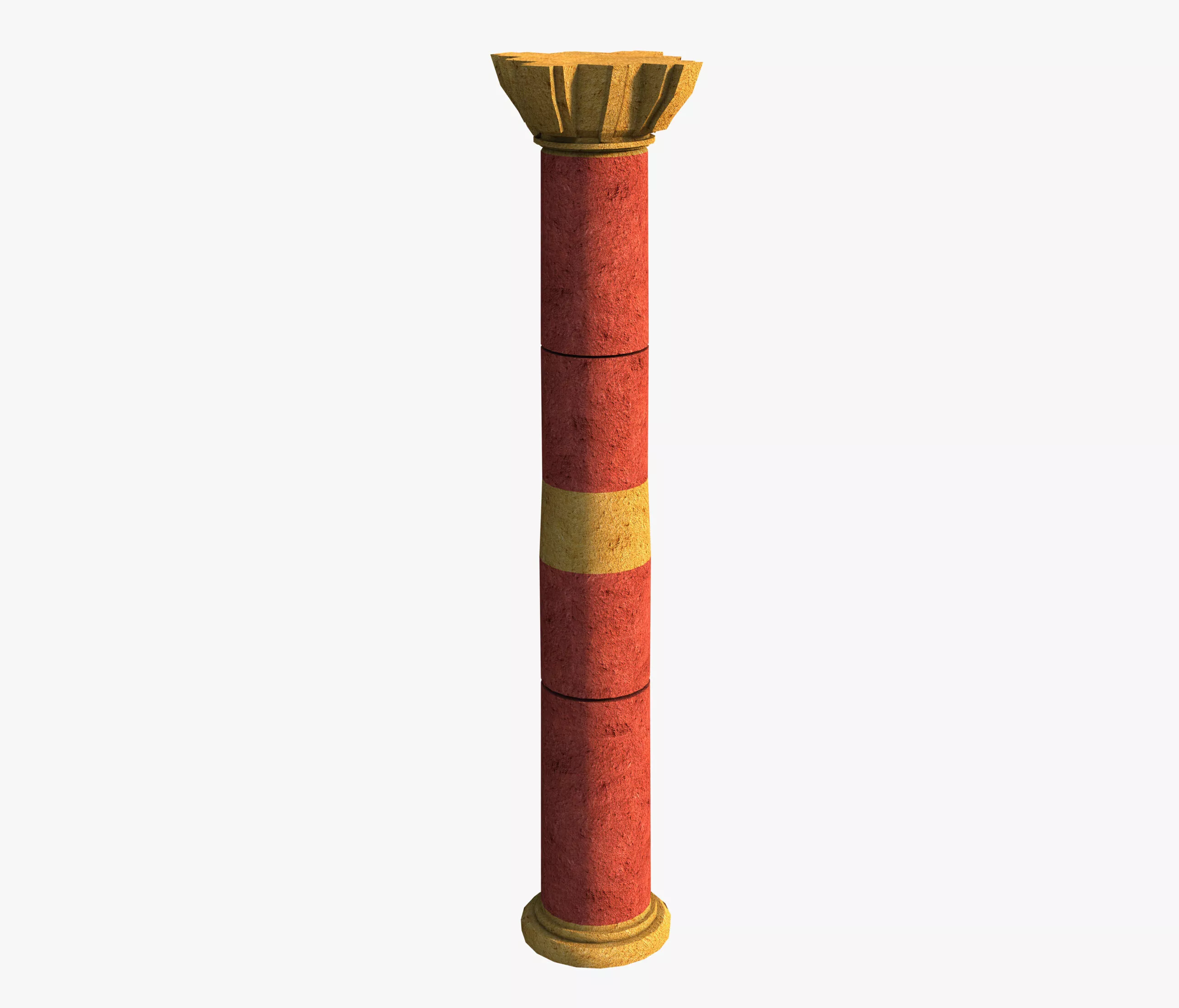 Fantasy Ancient Egyptian pillar Free 3D model