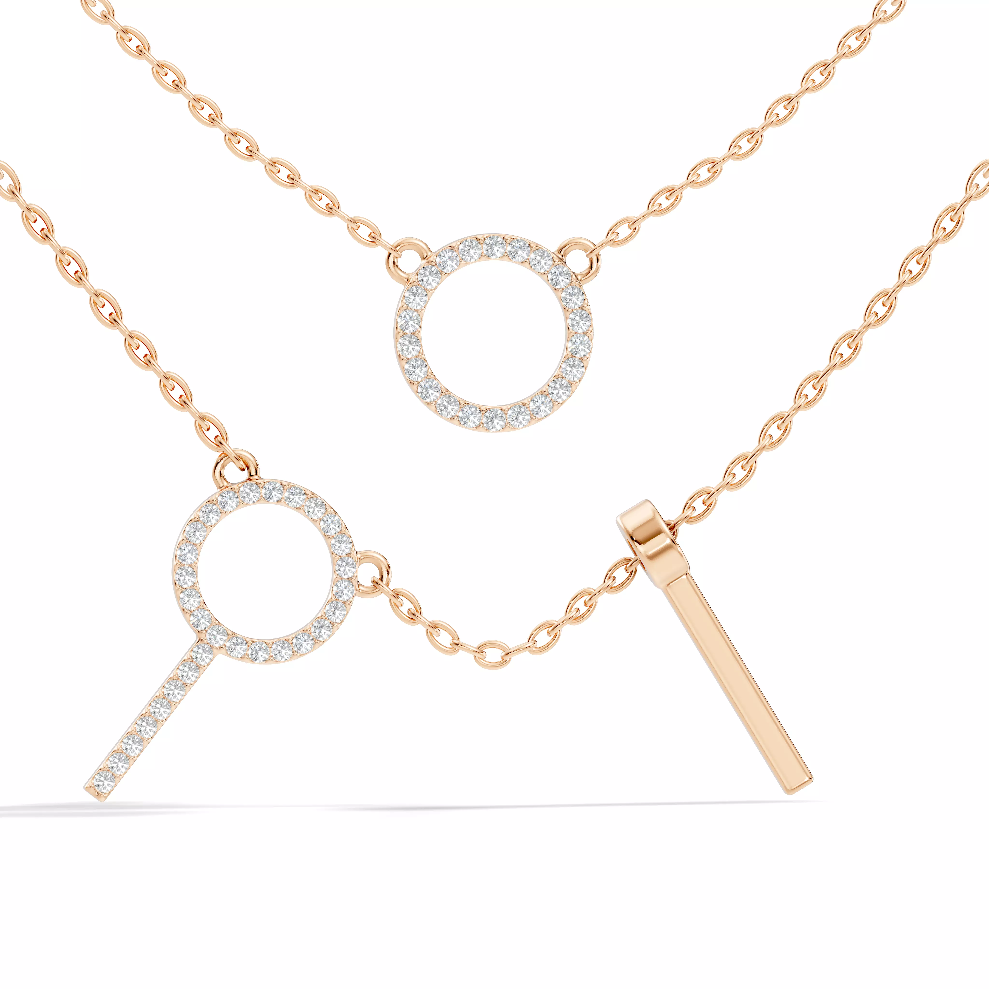 Diamond Necklace 3D print model