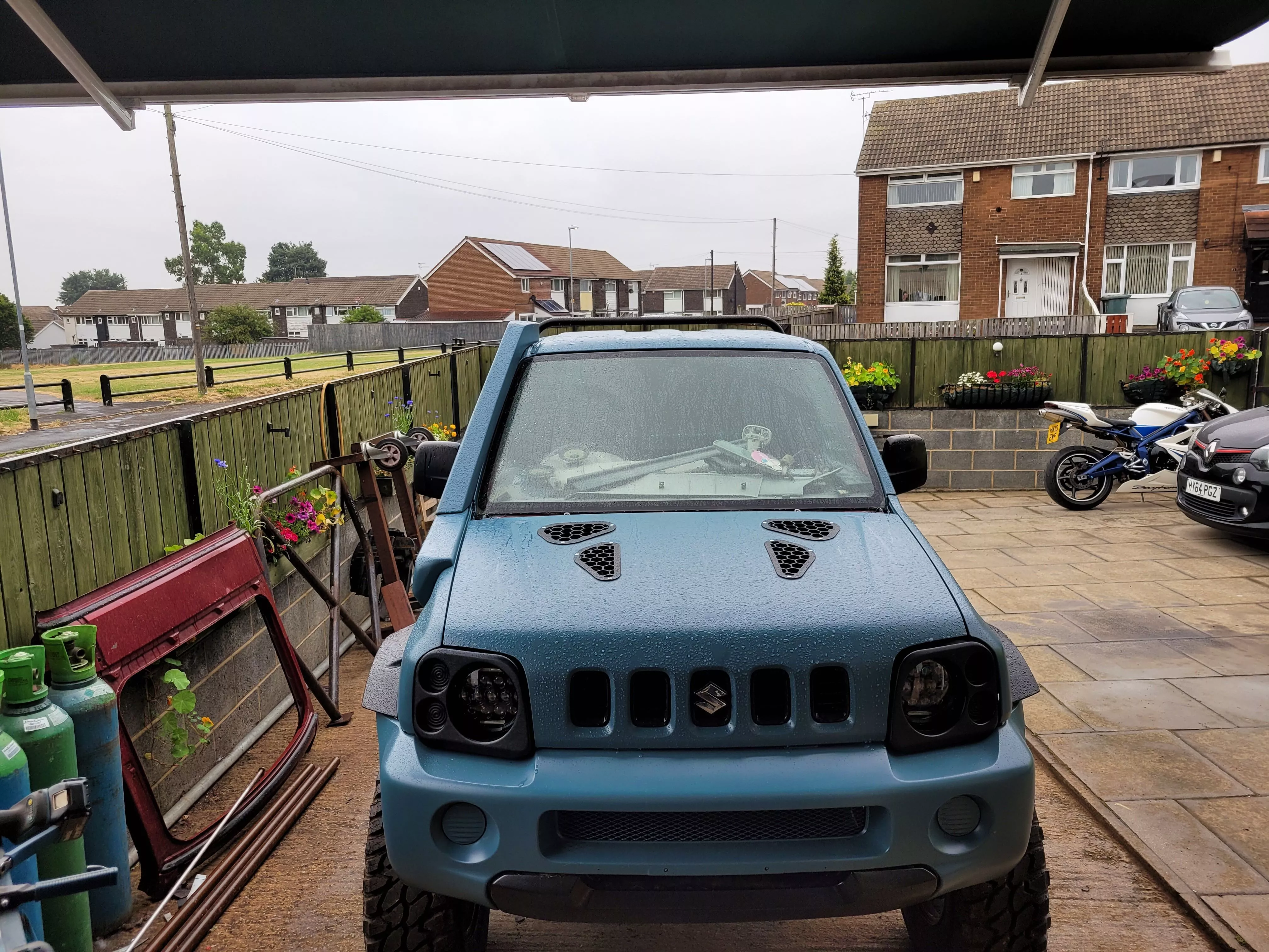 Jimny JB43 Bonnet Vents 3D print model